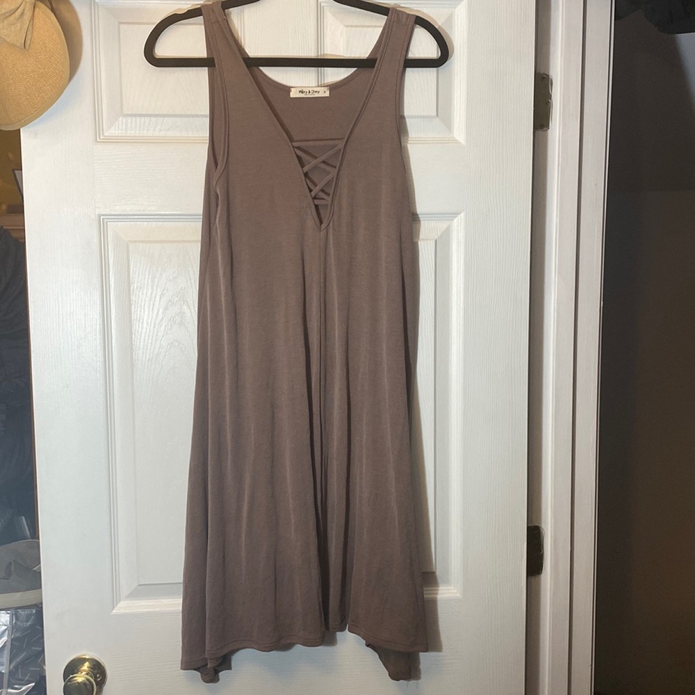 Brown summer dress